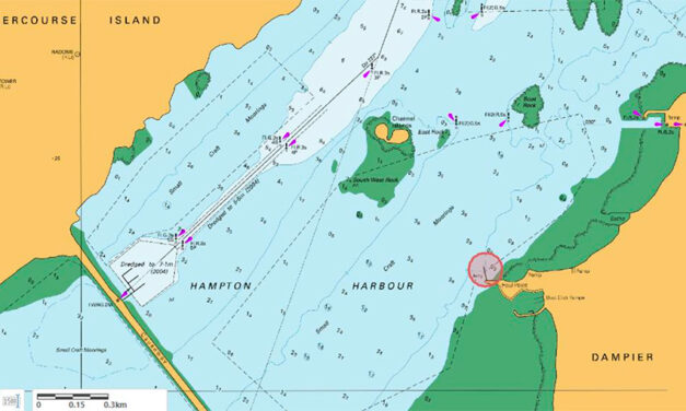 Dampier Hampton Harbour Pontoon back open